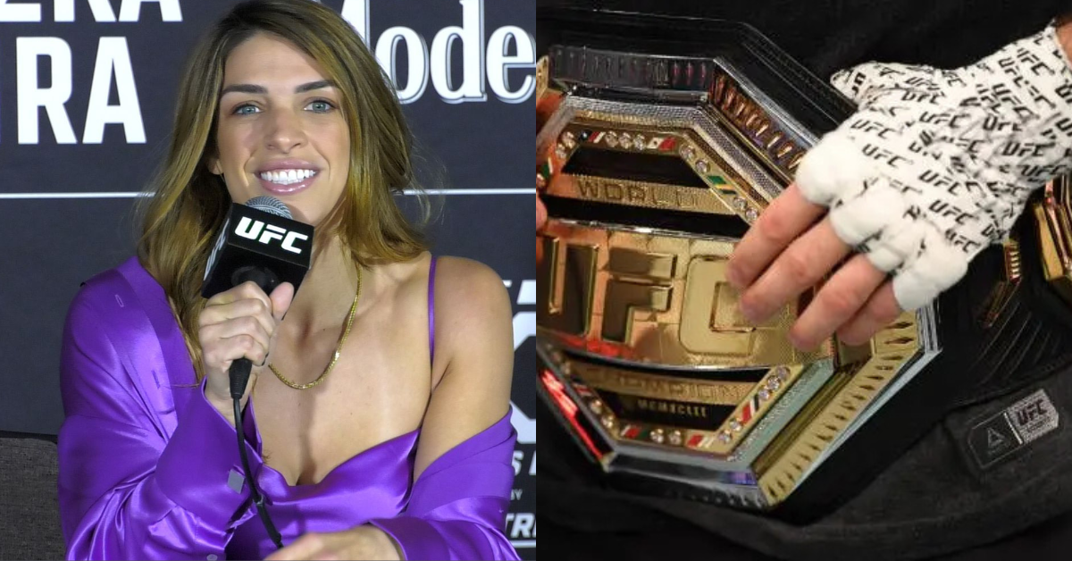 Mackenzie Dern Visualizes Her Moment of Glory – When Dana White Puts the Belt On Her at UFC 321