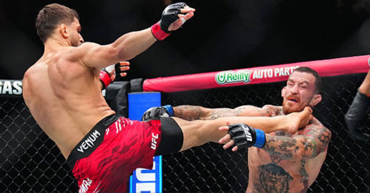 Ramiz Brahimaj Batters and Bloodies Austin Vanderford in Epic Upset Victory – UFC 320 Highlights