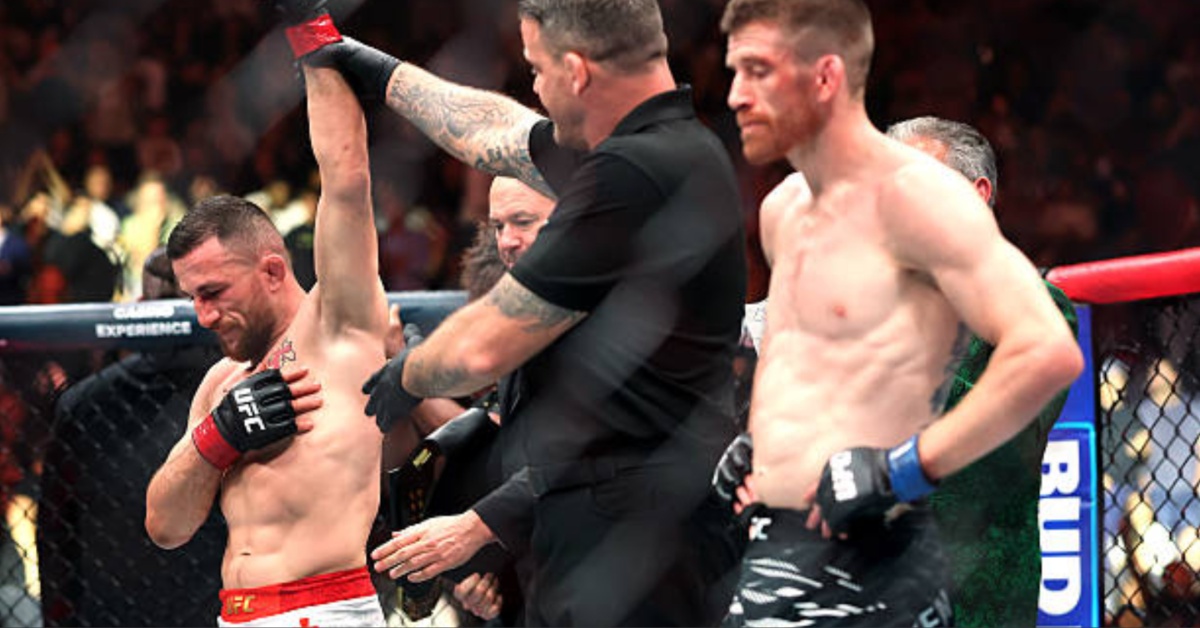 Merab Dvalishvili Shuts Down Sandhagen to Retain Bantamweight Title – UFC 320 Highlights
