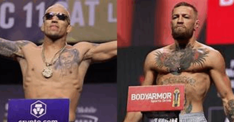 Charles Oliveira and Conor McGregor