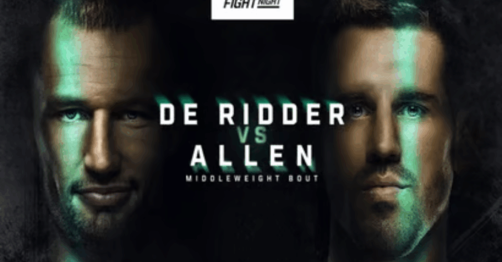 Reinier de Ridder vs Brendan Allen