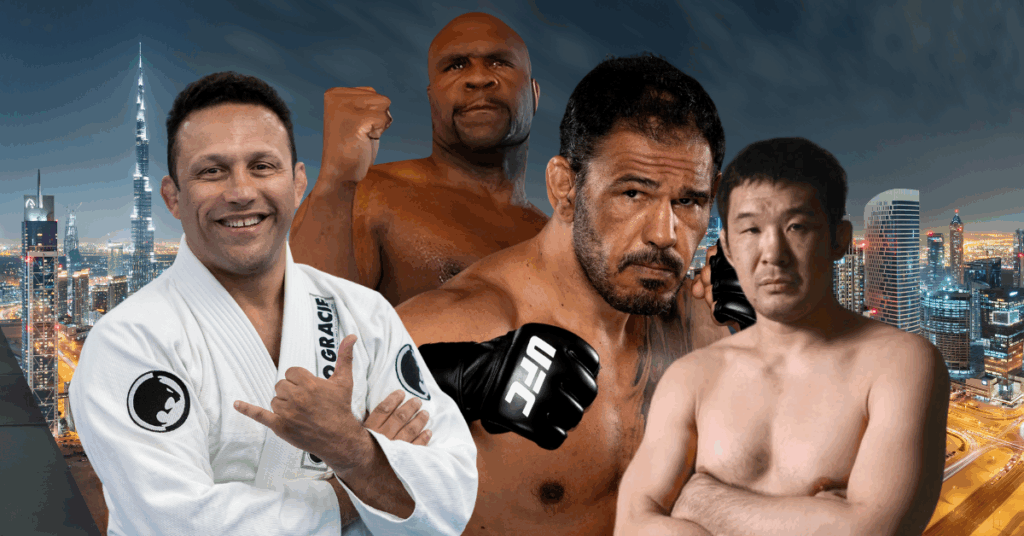 Sakuraba, Gracie, Nogueira and Sapp Lead Teams at QUINTET 5 in Dubai