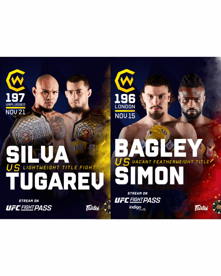Cage Warriors Announce Two Colossal Title Fights in November