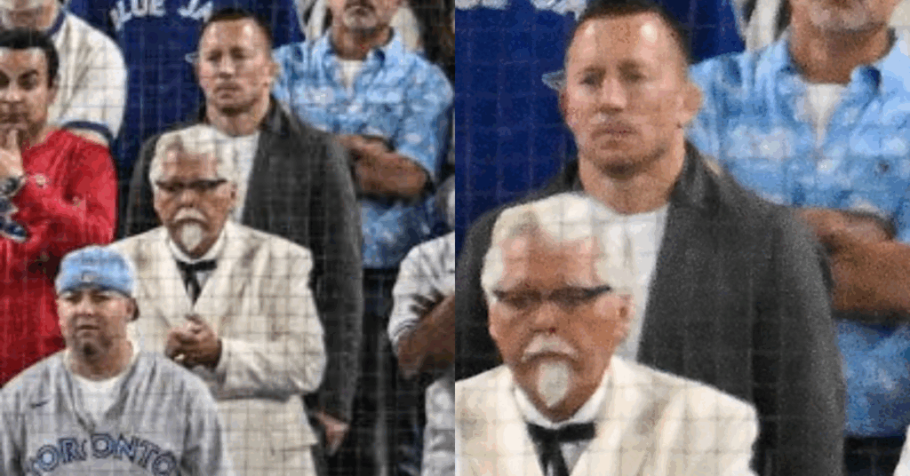 The Unlikely Bromance Nobody Expected: Georges St-Pierre and Colonel Sanders Share Premium Seats at The World Series