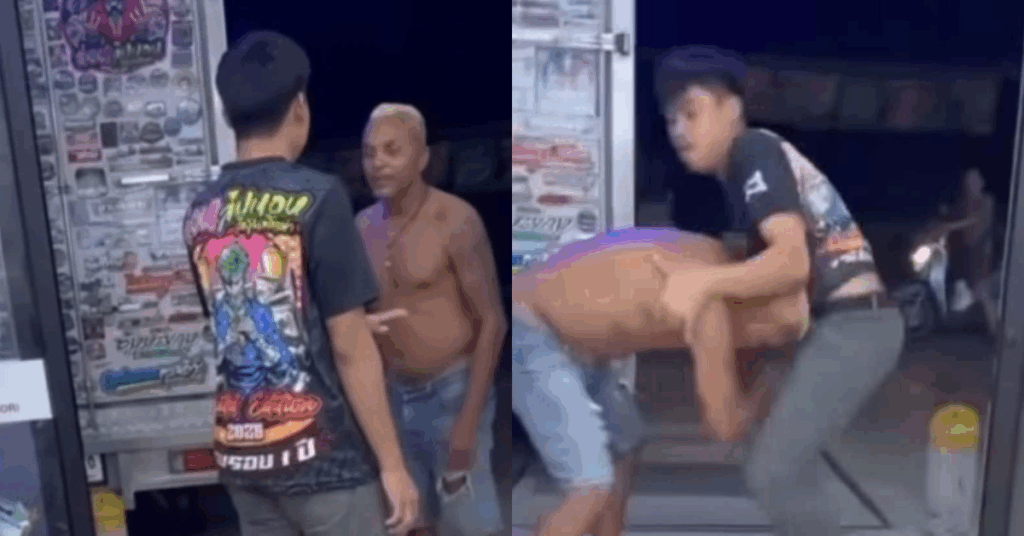 Watch: Drunk Muay Thai Champion Pinned in Shop Fight Caught on Camera