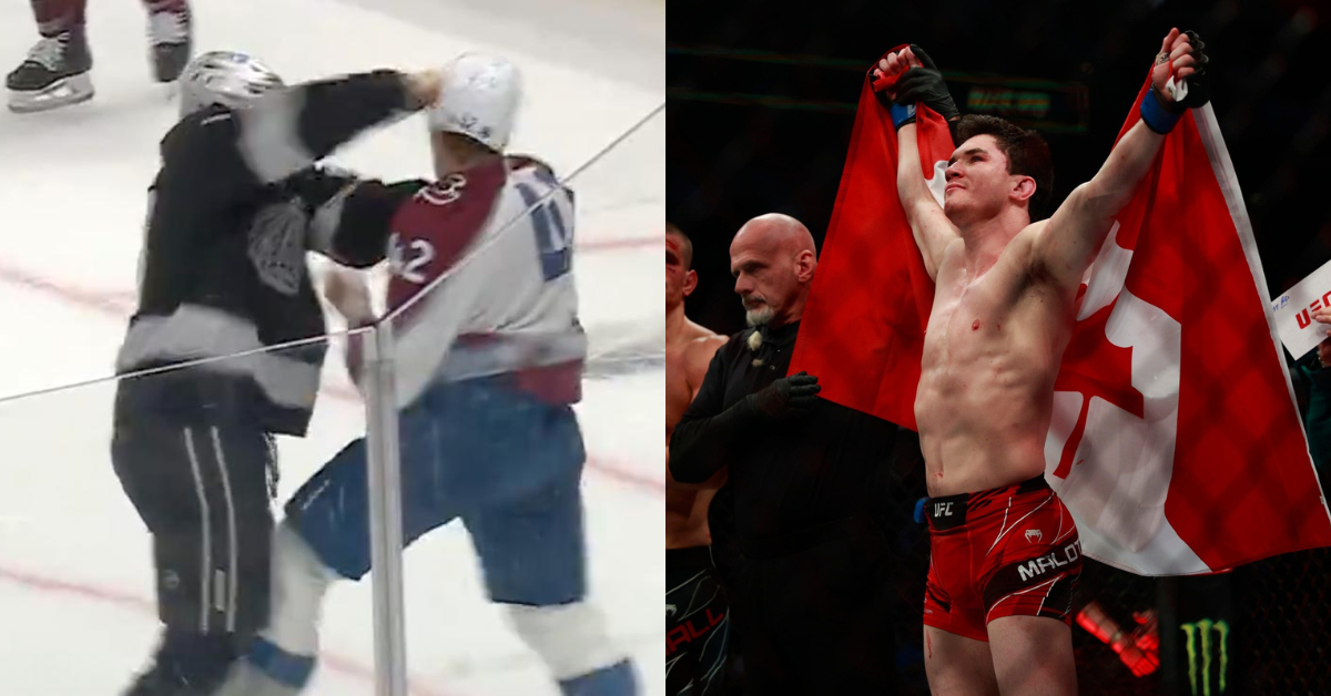 Watch: NHL Player Jeff Malott Fights After Blistering Hit on Teammate – Brother Mike Malott Set for UFC Vancouver