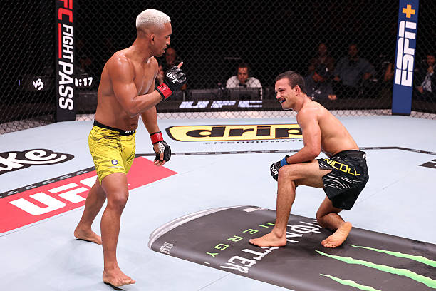 Flyweight Fireworks Lucas Rocha Dominates Stewart Nicoll – UFC Rio Highlights