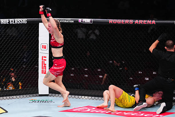 Home Nation Hero Melissa Croden Crushes Tainara Lisboa in Round 3 – UFC Vancouver Highlights