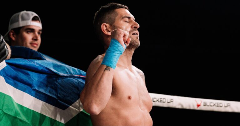 Nathan Rivera Breaks Tommy Strydom's Jaw in TKO Victory - BKFC Fight Night Michigan Highlights