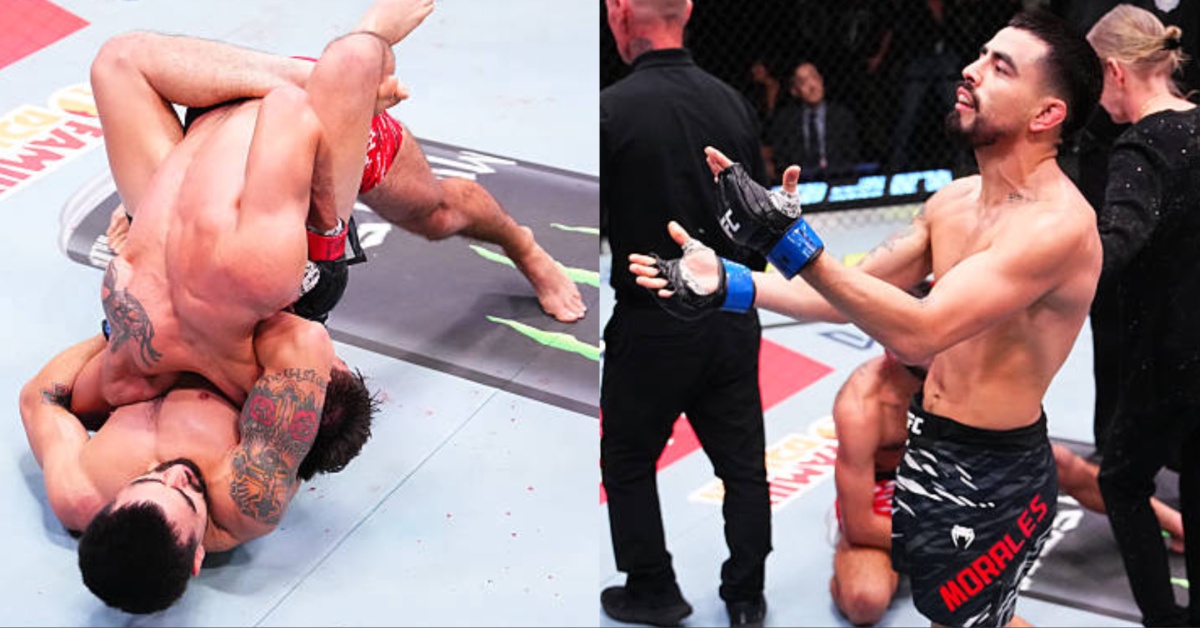 Joseph Morales Hits the 6-7 Celly After Submitting Matt Schnell – UFC Vegas 111 Highlights