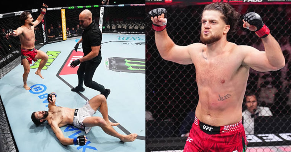 Ismail Naurdiev Sleeps Ryan Loder with Booming Overhand Right in First Round – UFC Qatar Highlights