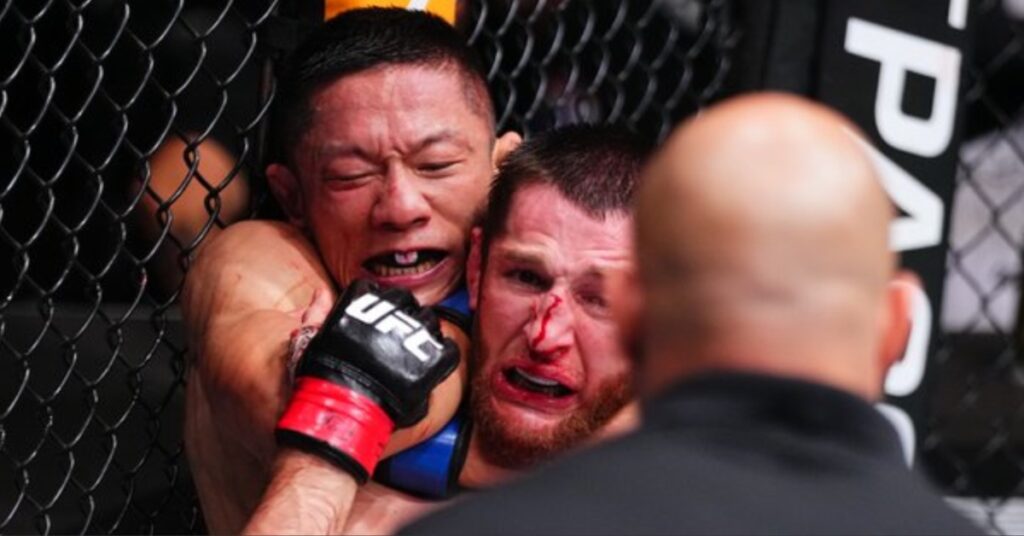 Kyoji Horiguchi Taps Out Tagir Ulanbekov in Long-Awaited Octagon Return - UFC Qatar Highlights