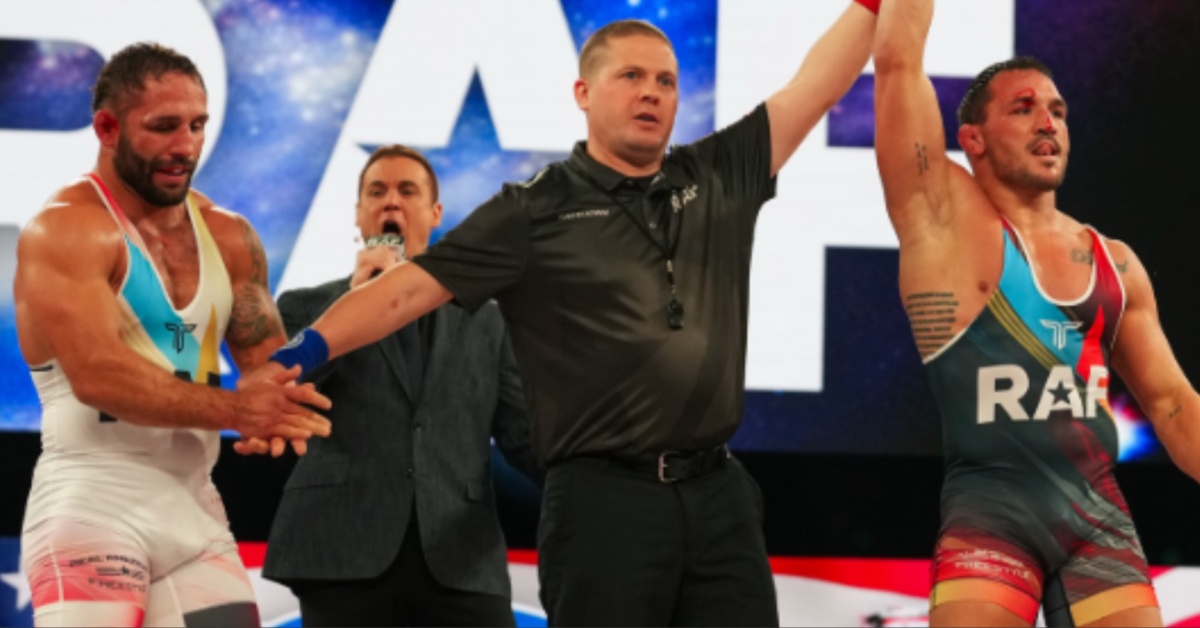 Michael Chandler Defeats Chad Mendes in Real American Freestyle Debut – RAF 3 Highlights