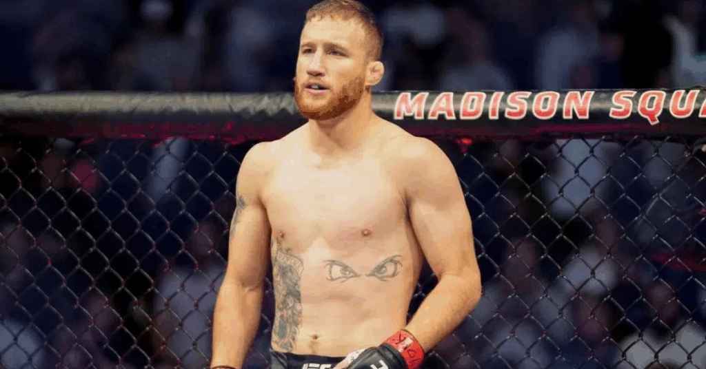 Justin Gaethje takes a dig at Conor McGregor.