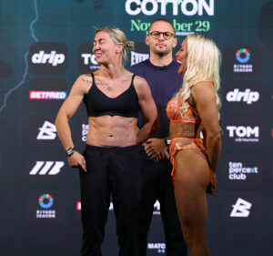 Look: Ebonie Cotton’s Wardrobe Malfunction At Molly McCann Weigh-In