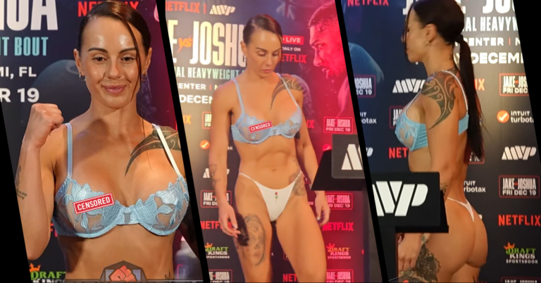 Cherneka Johnson Leaves Little to Imagination with Weigh In Outfit ahead of Jake Paul vs. Anthony Johnson Event