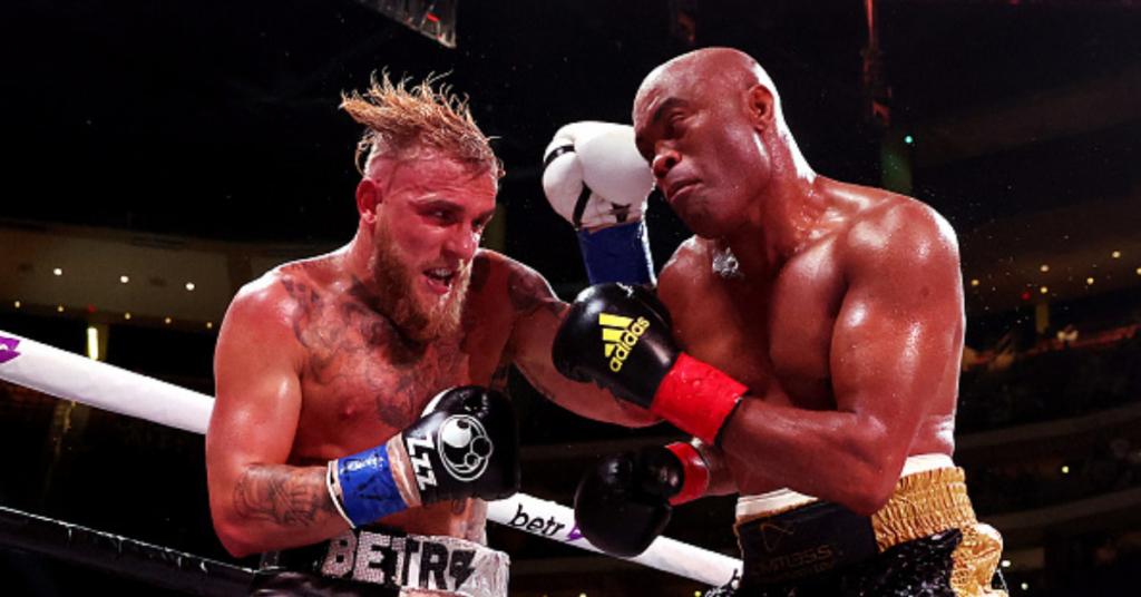 anderson silva boxing jake paul