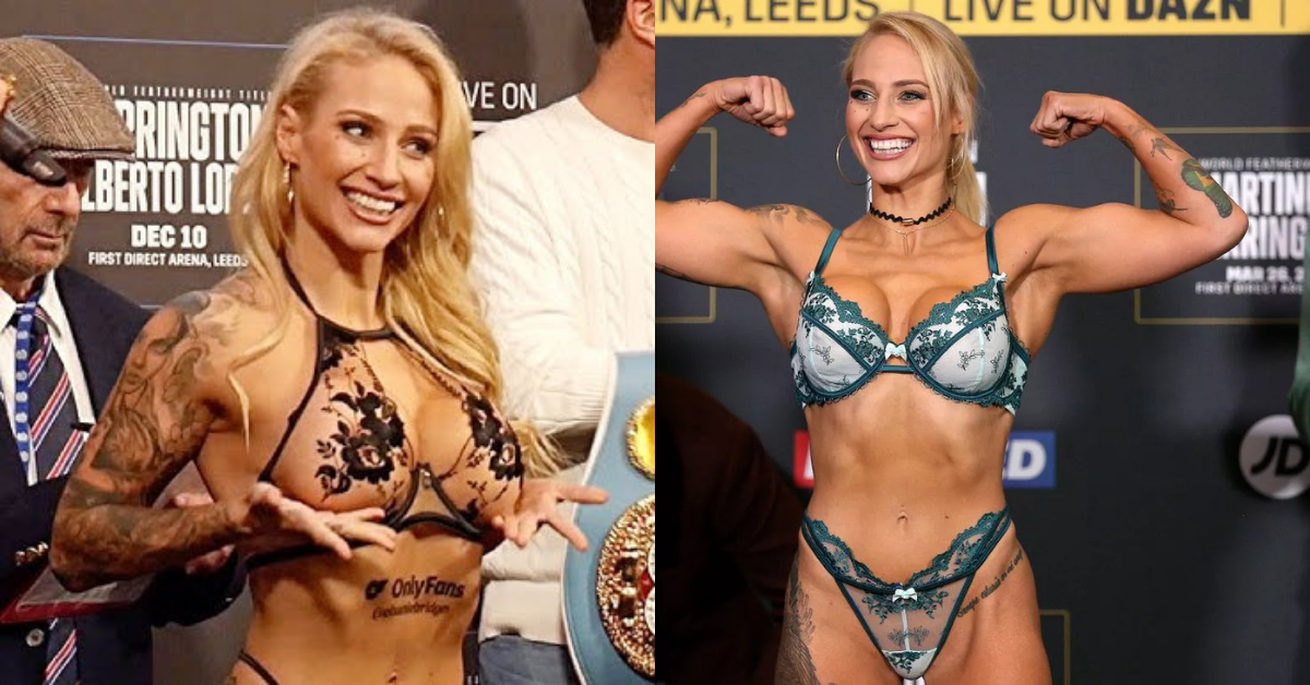 “I’ve Got Massive Tits, I’m Gonna Show It Off” Boxer Ebanie Bridges on Her Lingerie Weigh-Ins