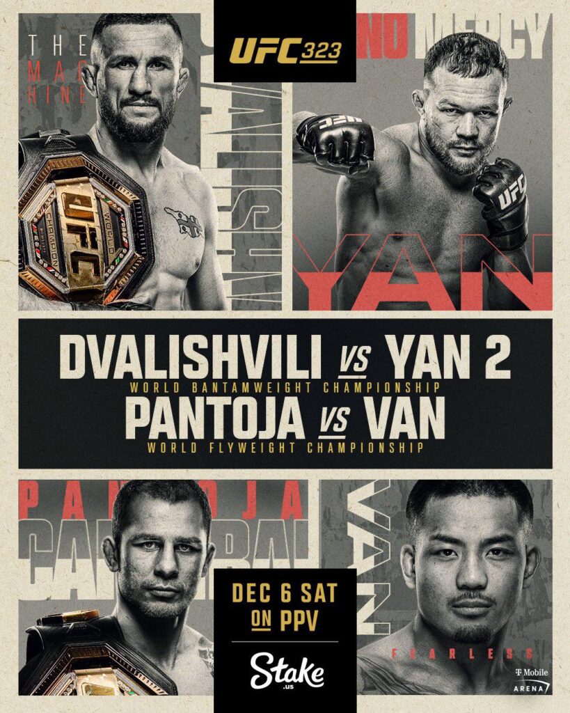 Merab Dvalishvili vs. Petr Yan Poster
