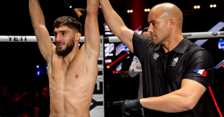 Baris Adiguzel Scores Controversial 44-Second TKO Over Dean Garnett to Win Bantamweight Tourney Title - PFL Lyon Highlights