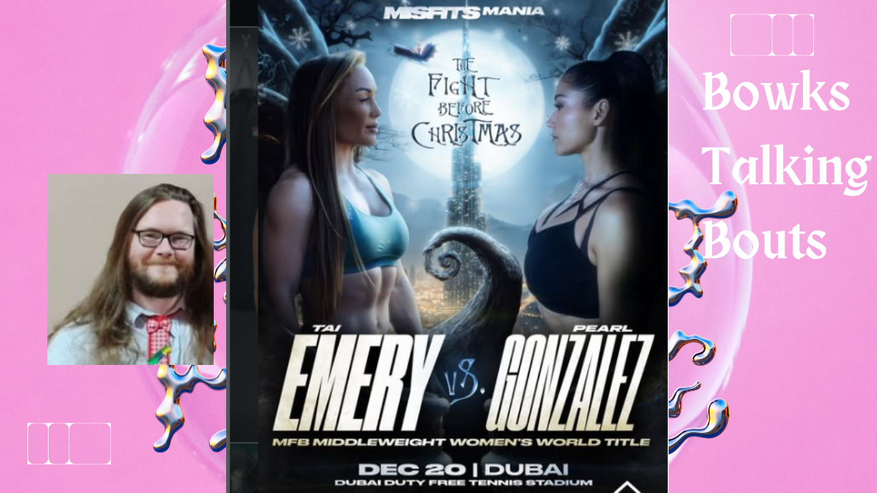 Tai Emery touches on “masculine and feminine balance” with Pearl Gonzalez ahead of Misfits Mania title bout Tai Emery touches on “masculine and feminine balance” with Pearl Gonzalez ahead of Misfits Mania title bout