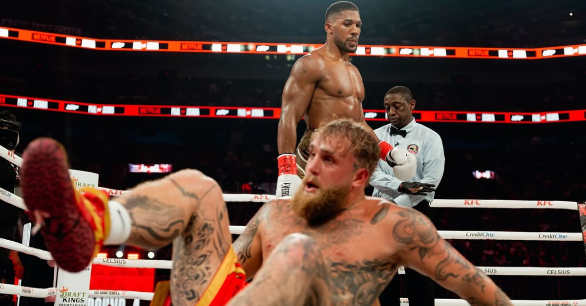 UFC Veteran Rips Jake Paul After KO Defeat To Anthony Joshua: “The World Was Settled Down For A Little Bit”