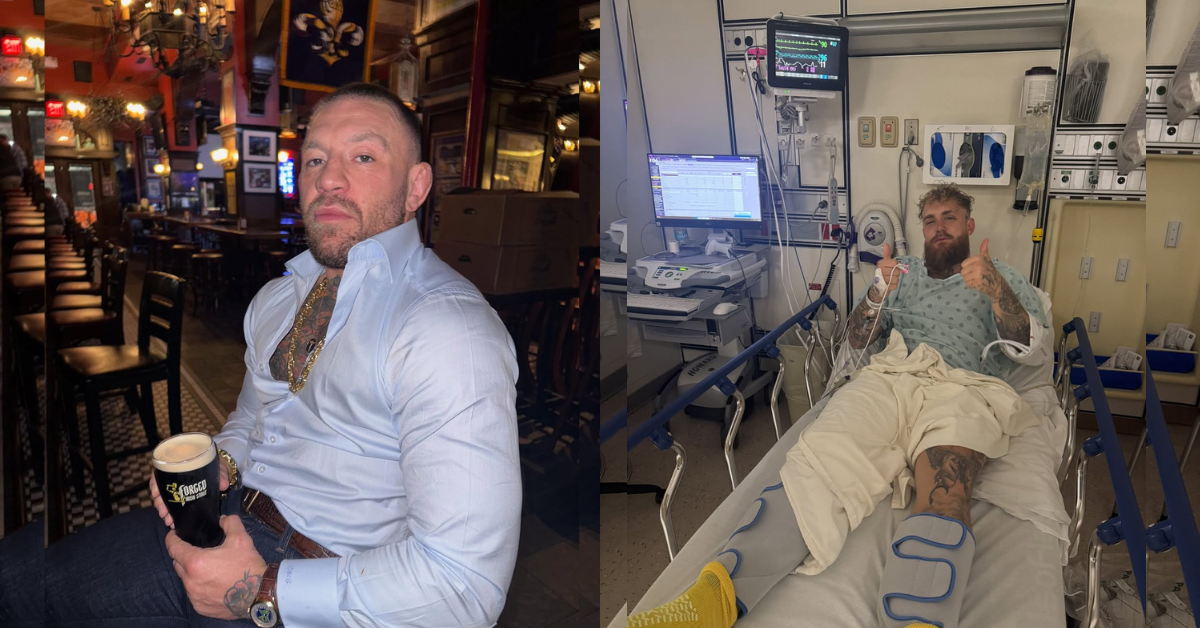 Conor McGregor Fires a Light Jab at Jake Paul