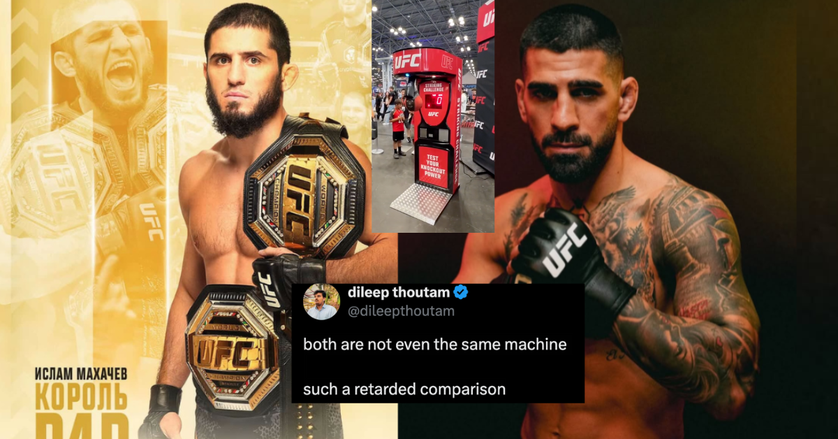 Fans in a Frenzy as Ilia Topuria Outscores Islam Makhachev on the Punching Machine