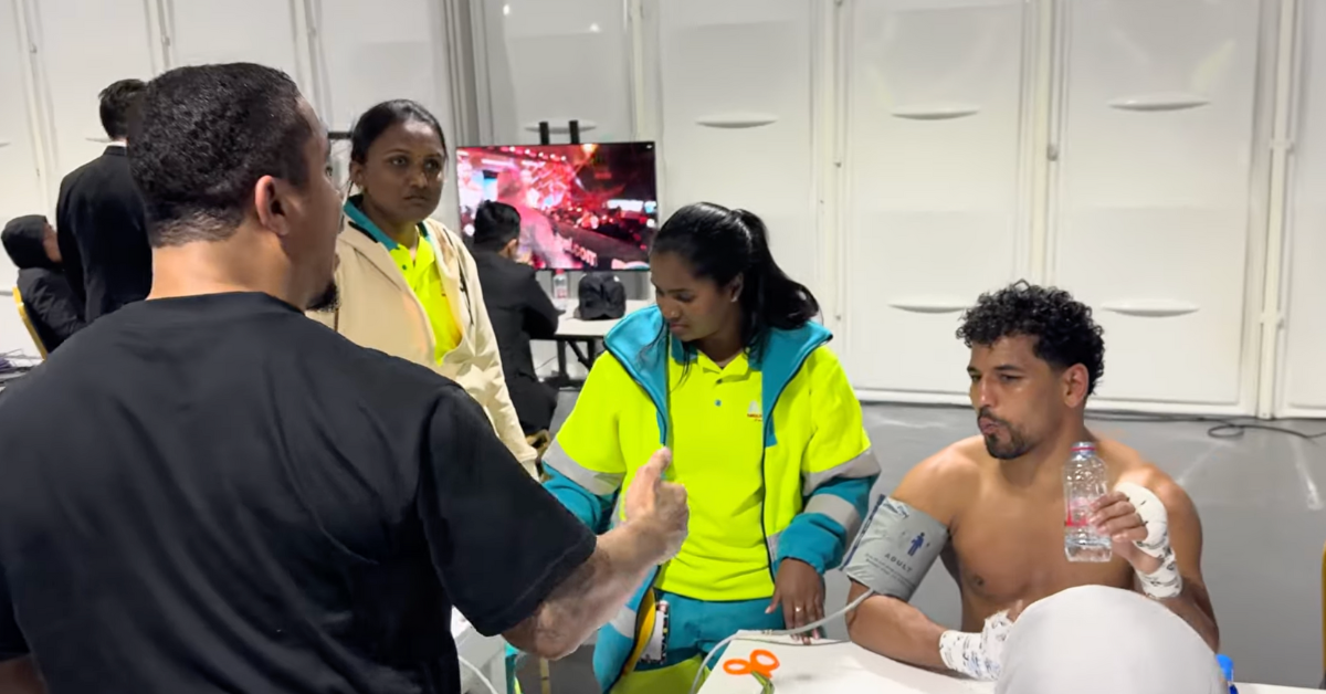 Watch: Neeraj Goyat and Anthony Taylor’s Heated Behind-the-Scenes Clash