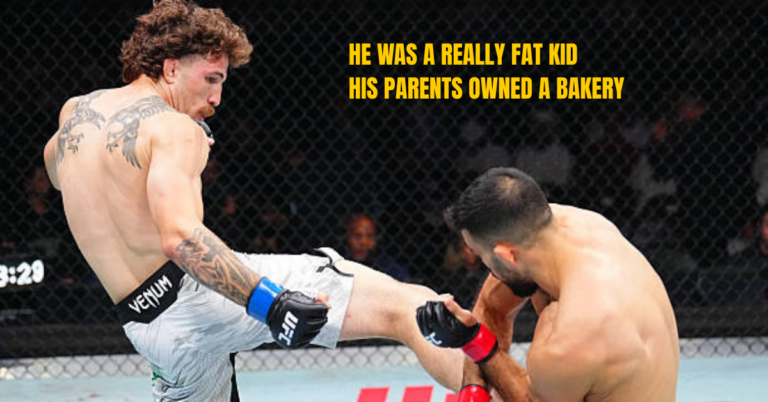 He Called Him a Fat Kid Right Before the Head-Kick KO - Now It's a Tattoo (2) UFC Jon Anik Quillan Salkilld Nasrat Haqparast