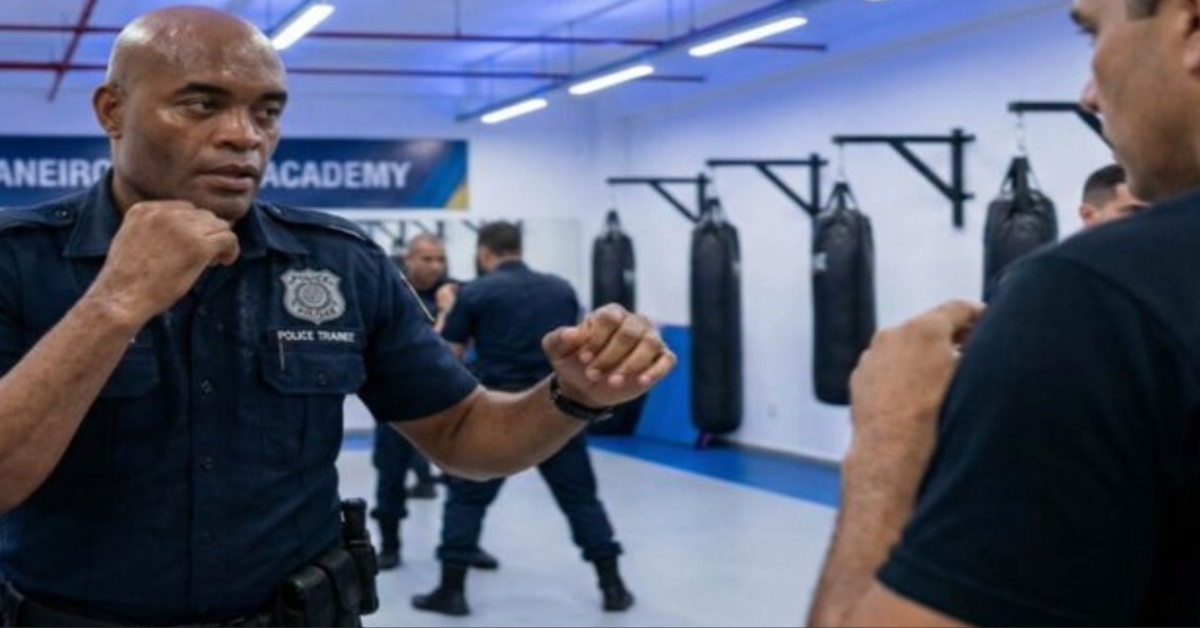 MMA GOAT Anderson Silva Start Police Training: “I will fight the good fight”