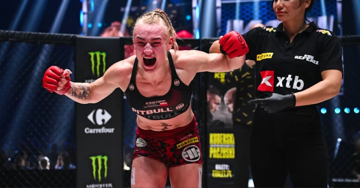 Wiktoria Czyżewska TKOs Tamires Vidal with Brutal Body Kick – KSW 114 Highlights