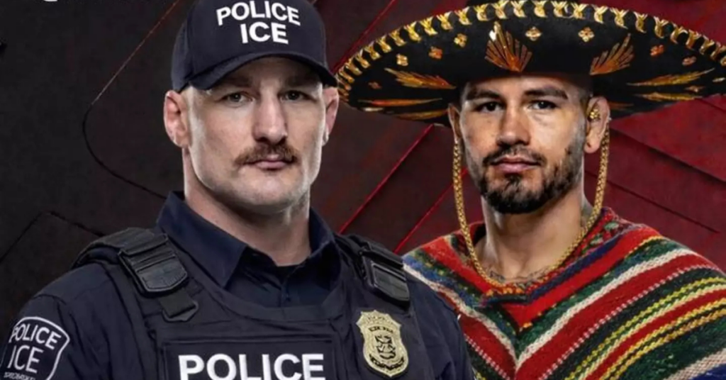Sean Strickland Sparks Backlash Over ICE Agent Photoshop Ahead of UFC Houston Bout