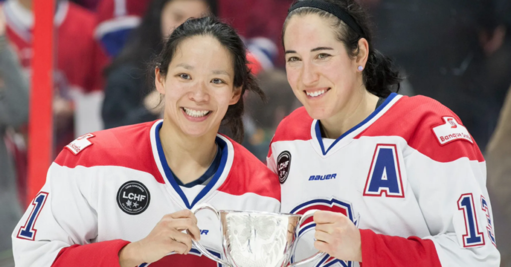 The real-life Heated Rivalry Julie Chu and Caroline Ouellette