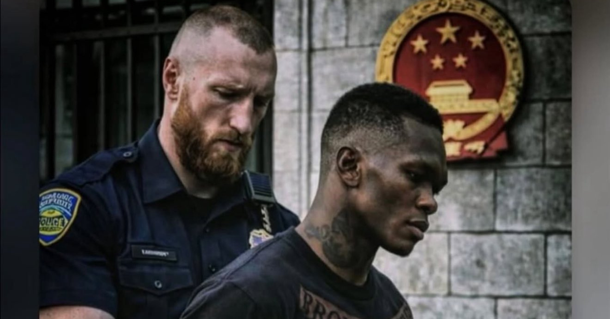 UFC’s Joe Pyfer Sparks Controversy with Arrest Image of Opponent Israel Adesanya