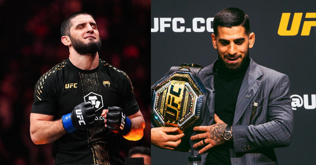 Islam Makhachev dismisses lightweight return, tells Ilia Topuria to move up instead: “If he loses, he goes back down”