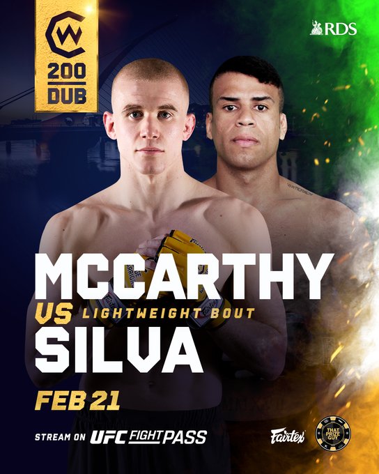 Still Undefeated Conor McCarthy Mauls Opponent in First Round at Cage Warriors 200