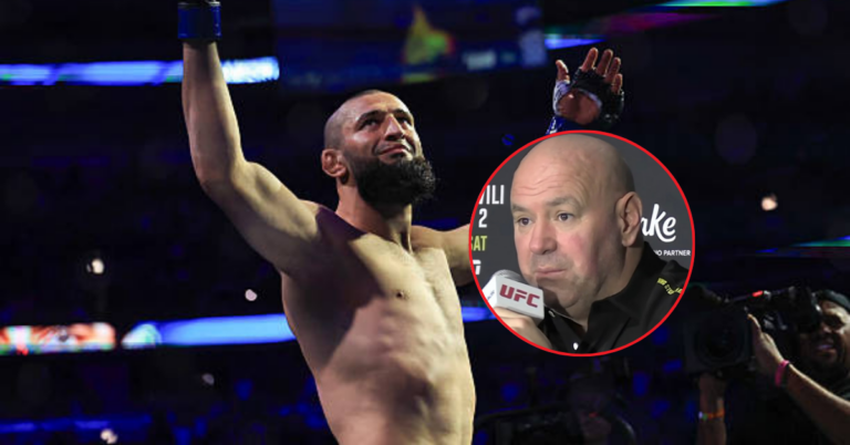 Dana White: Khamzat Chimaev Must Defend Middleweight Title Before Moving Weight Classes