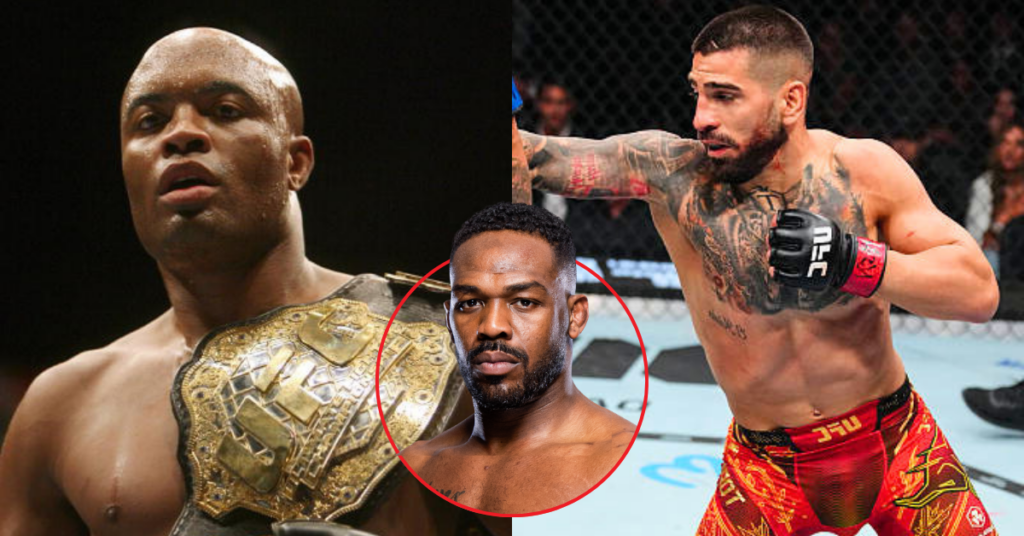 Jon Jones crowns Anderson Silva his all‑time favorite and Ilia Topuria his current pick
