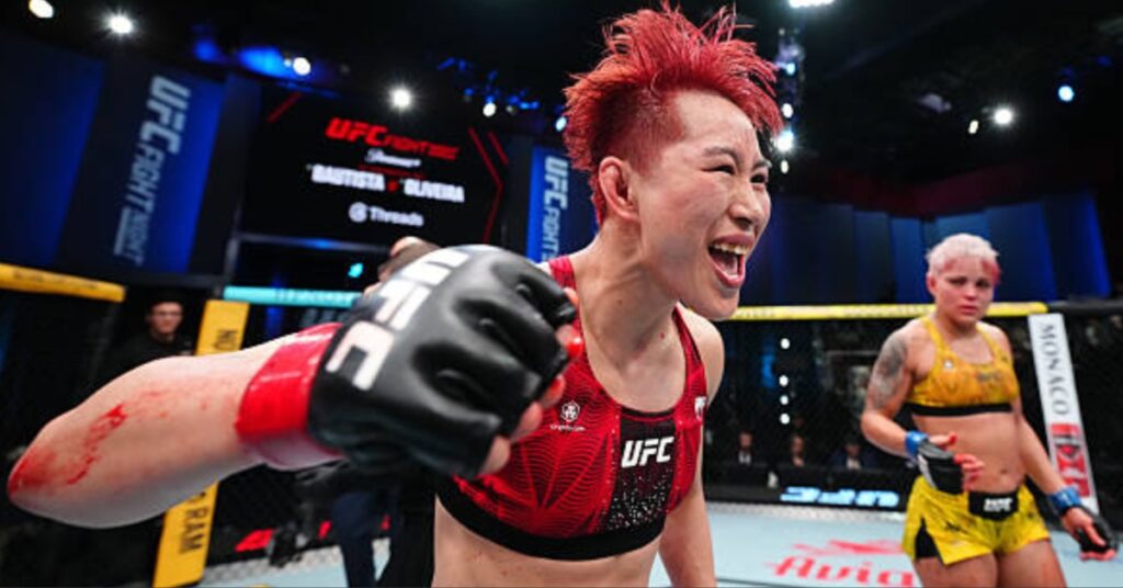 Cong Wang Outguns Eduarda Moura in Bloody Brawl - UFC Vegas 113 Highlights