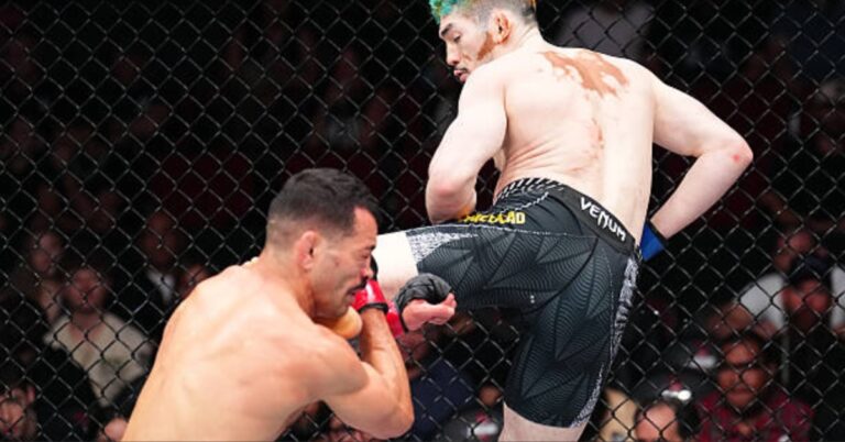 Melquizael Costa KOs Dan Ige with Wicked Spinning Heel Kick - UFC Houston Highlights