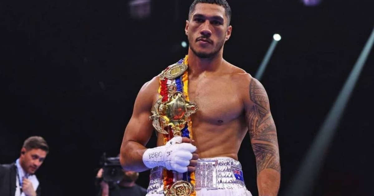 Jai Opetaia Outclasses Brandon Glanton in Las Vegas to Become First Zuffa Boxing Cruiserweight Champion