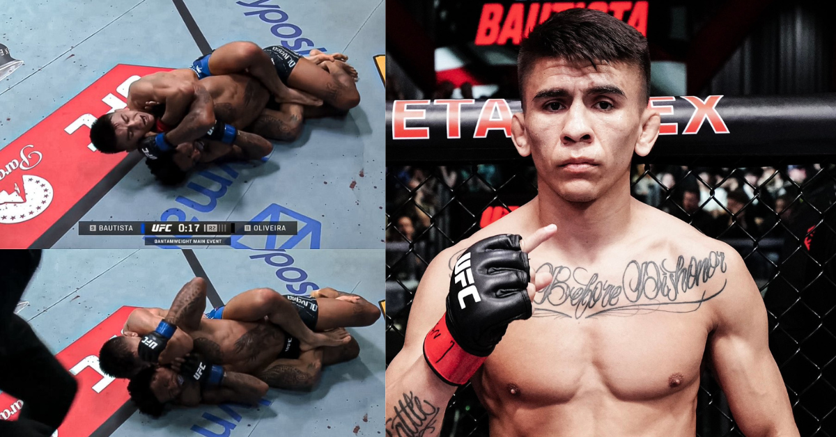 Pros React to Mario Bautista’s RNC Submission Win Over Vinicius Oliveira at UFC Vegas 113