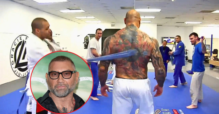 Watch When Dave Bautista Earned New Belt in Brazilian Jiu-Jitsu and Endured Ceremonial Belt Whipping