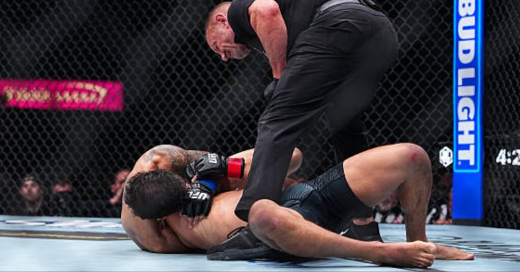 Alberto Montes Puts Ricky Turcios to Sleep with Savage Anaconda Choke - UFC 326 Highlights