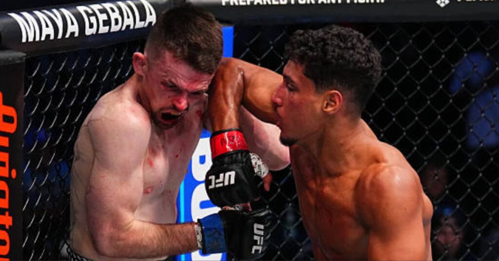 Marwan Rahiki Breaks Harry Hardwick's Jaw in Chaotic Brawl - UFC Vegas 114 Highlights