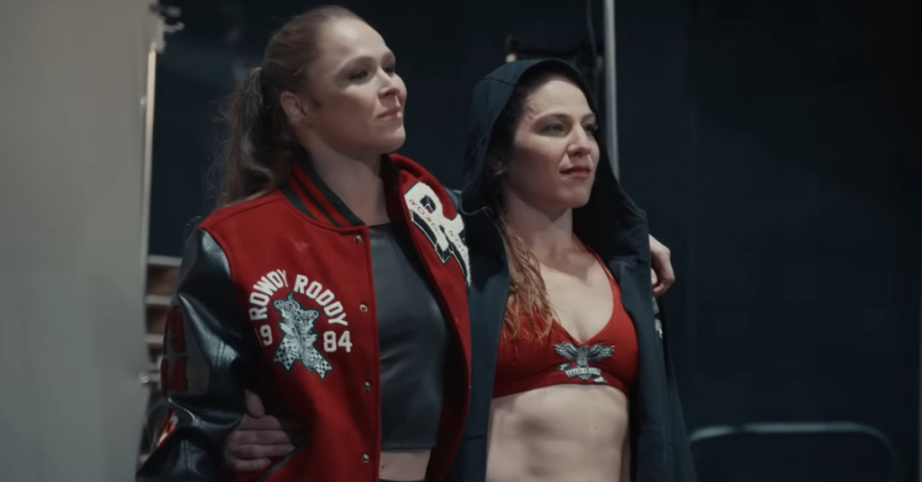 Ronda Rousey Uses AEW Stage to Flip Off TKO and Hype Netflix Fight