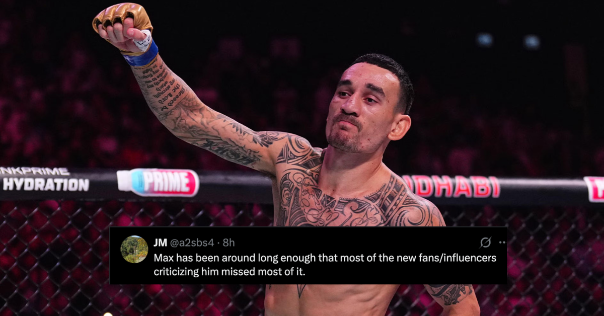 “These are the type of guys that call Sean Strickland elite”- Fans Go Off on Content Creator Over Max Holloway Criticism