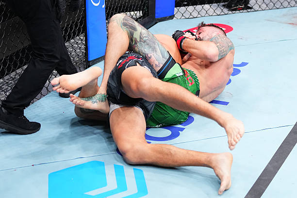 Michael Chiesa and Niko Price in action