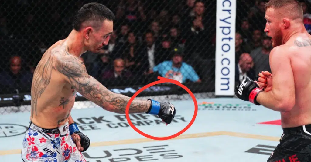 max holloway finger point down